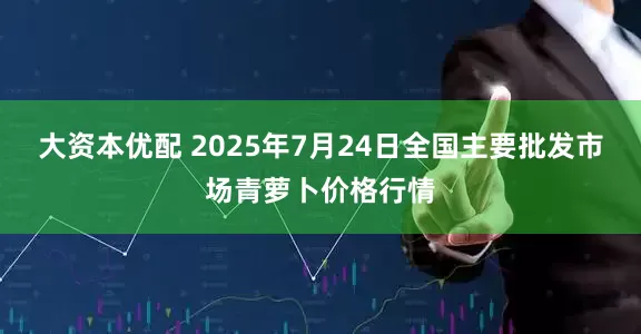 大资本优配 2025年7月24日全国主要批发市场青萝卜价格行情