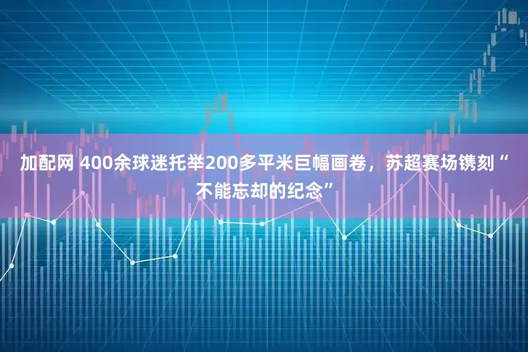 加配网 400余球迷托举200多平米巨幅画卷，苏超赛场镌刻“不能忘却的纪念”
